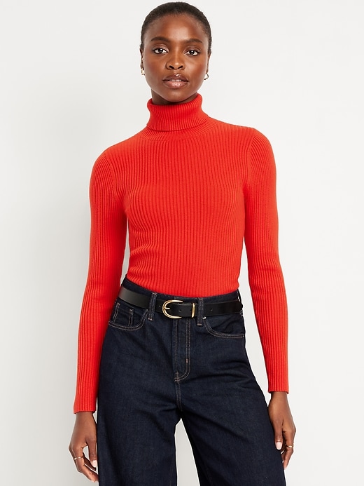 Image number 6 showing, SoSoft Lite Rib Turtleneck Sweater