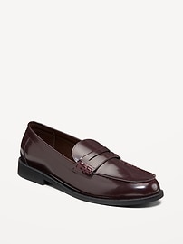 Image number 1 showing, Faux-Leather Loafers for Men