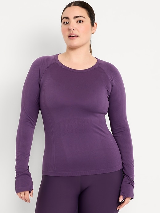 Image number 5 showing, Fluid Seamless Fitted Top