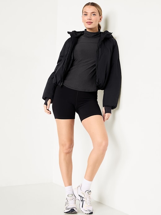 Image number 3 showing, CloudMotion Funnel Neck Top