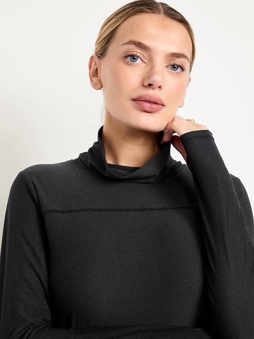 Image number 4 showing, CloudMotion Funnel Neck Top