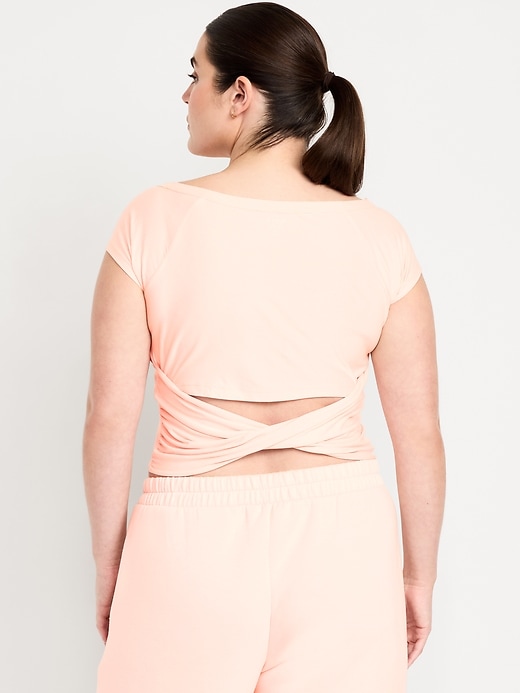 Image number 6 showing, CloudMotion Ballet Twist-Back Top