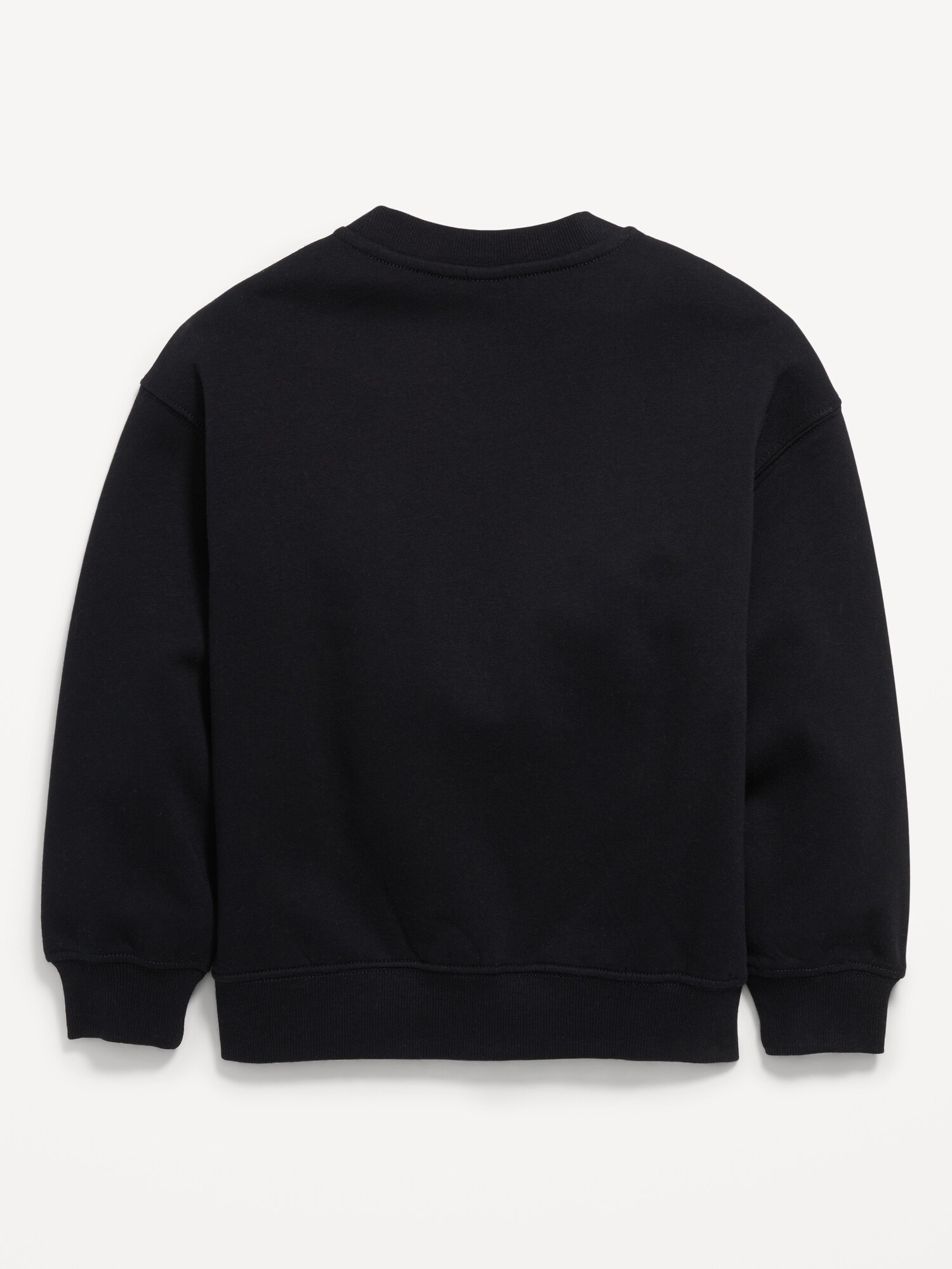 Толстовка Old Navy Favorite Fleece Oversized Crew-Neck Sweatshirt для мальчиков, цвет: Blackjack — фото 3