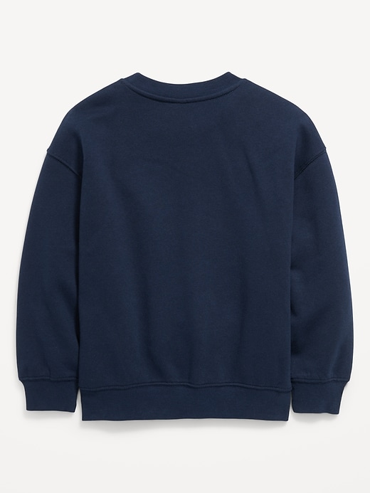 Image number 3 showing, Favorite Fleece Oversized Crew-Neck Sweatshirt for Boys