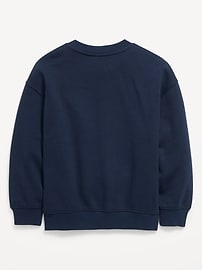 Image number 3 showing, Favorite Fleece Oversized Crew-Neck Sweatshirt for Boys