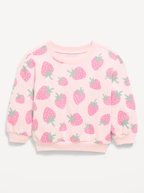 Printed Crew-Neck Sweatshirt for Baby