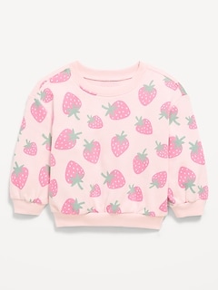 Printed Crew-Neck Sweatshirt for Baby