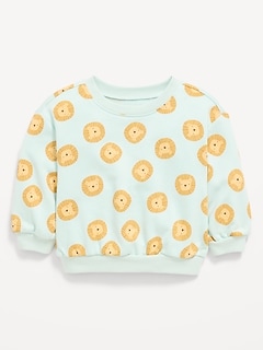 Printed Crew-Neck Sweatshirt for Baby