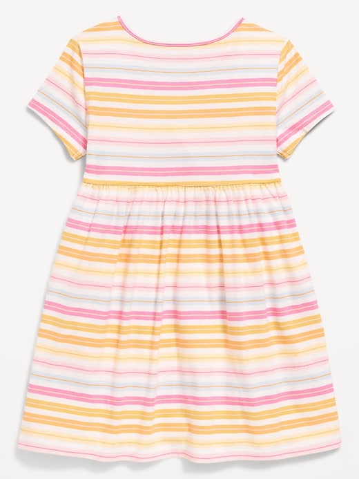 Image number 2 showing, Printed Short-Sleeve Dress for Toddler Girls