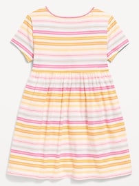 Image number 2 showing, Printed Short-Sleeve Dress for Toddler Girls