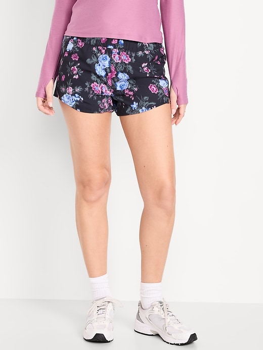 Image number 1 showing, Mid-Rise StretchTech Run Shorts -- 3-inch inseam