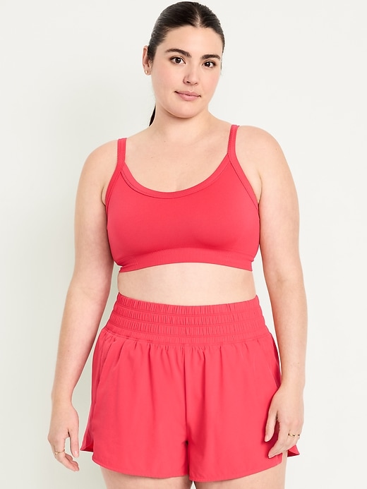 Image number 5 showing, Light Support Fluid Seamless Ribbed Sports Bra