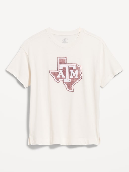 Image number 1 showing, College Crew-Neck T-Shirt for Women