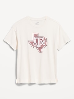 College Crew-Neck T-Shirt for Women