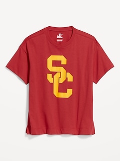 College Crew-Neck T-Shirt for Women