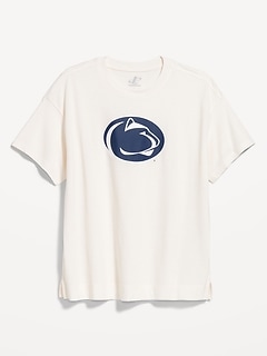 College Crew-Neck T-Shirt for Women