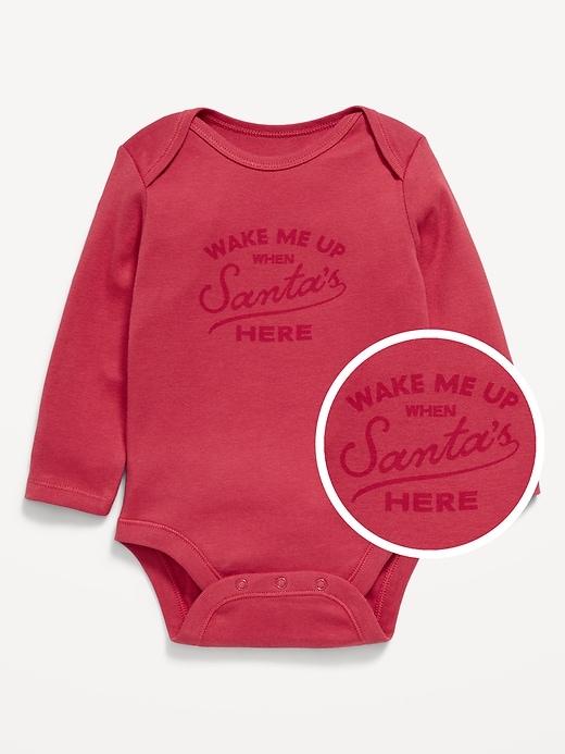 Image number 1 showing, Long-Sleeve Graphic Bodysuit for Baby