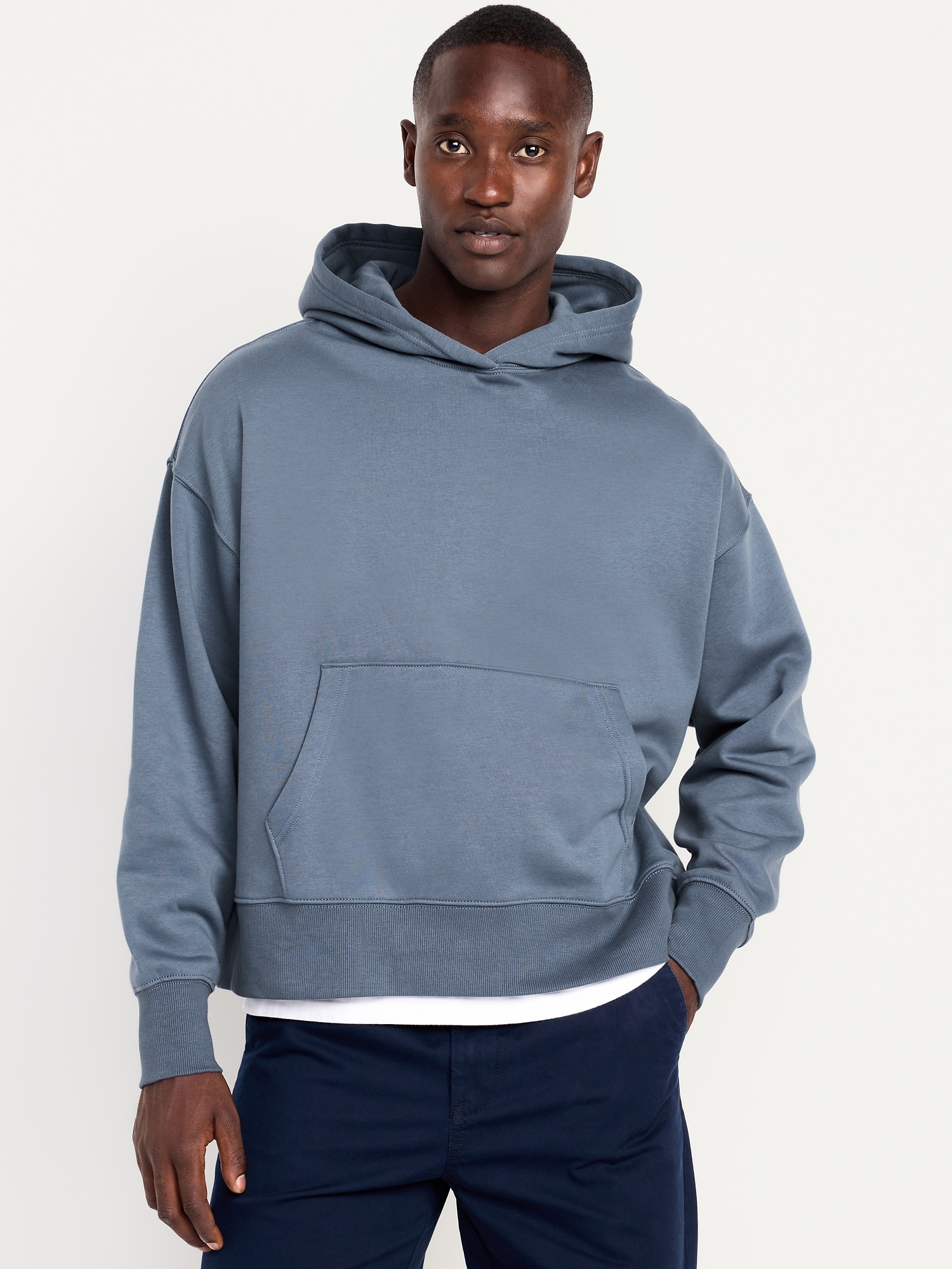 Oversized Cropped Hoodie