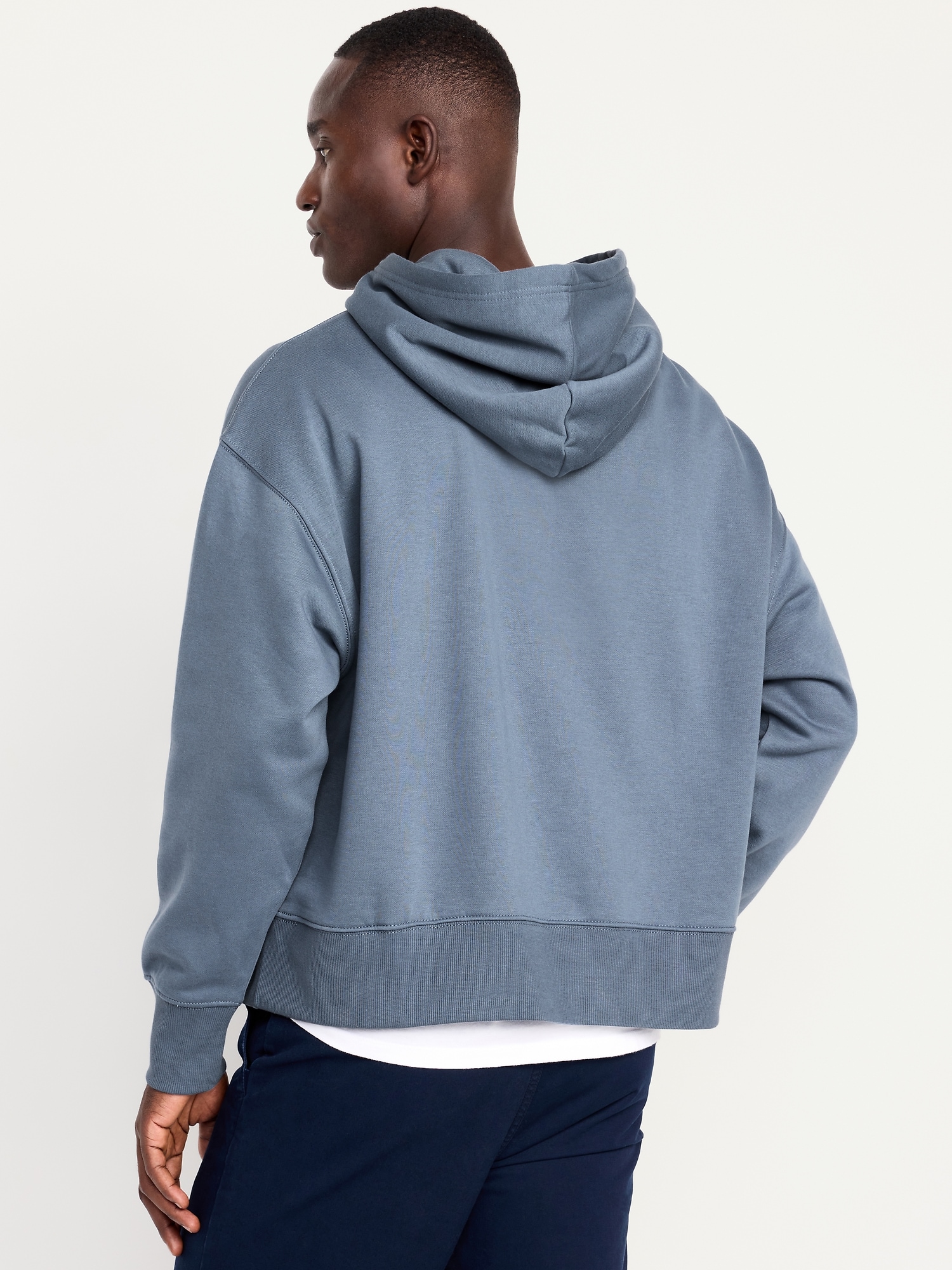 Oversized Cropped Hoodie