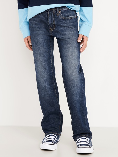 Straight-Leg Built-In Flex Jeans for Boys