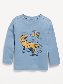 Long-Sleeve Unisex Graphic T-Shirt for Toddler