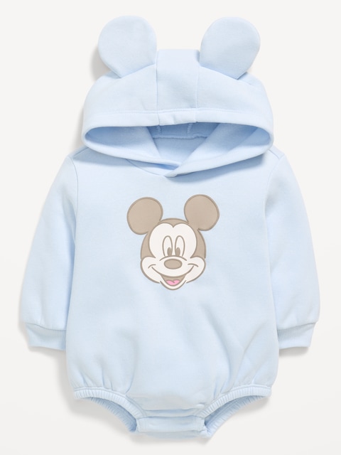 Disney© Hooded Fleece One-Piece Romper for Baby
