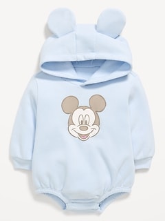 Disney© Hooded Fleece One-Piece Romper for Baby