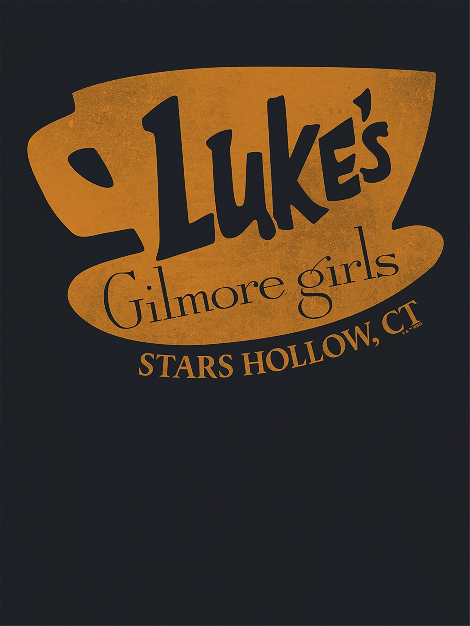 Мужская футболка Old Navy Gilmore Girls Lukes Coffee Logo Graphic T-Shirt for Men, цвет: Чёрный — фото 2