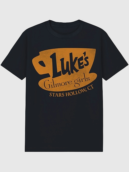 Image number 1 showing, Gilmore Girls Lukes Coffee Logo Graphic T-Shirt for Men
