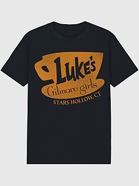 Image number 1 showing, Gilmore Girls Lukes Coffee Logo Graphic T-Shirt for Men