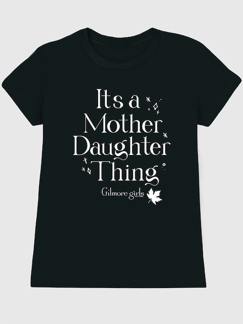 Gilmore Girls Its a Mother Daughter Thing Graphic T-Shirt - Black