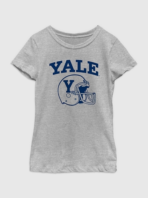 Image number 1 showing, Yale University Helmet Graphic T-Shirt for Girls