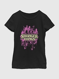 Image number 1 showing, Stranger Things Silhouette Graphic T-Shirt for Girls