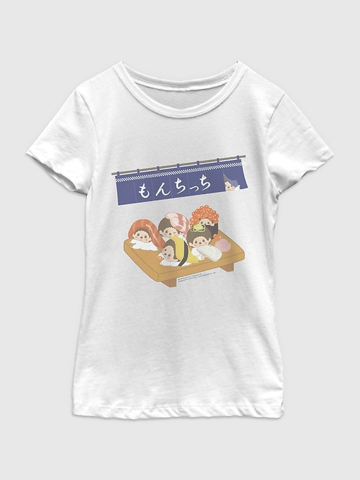 Image number 1 showing, Monchhichi Sushi Graphic T-Shirt for Girls