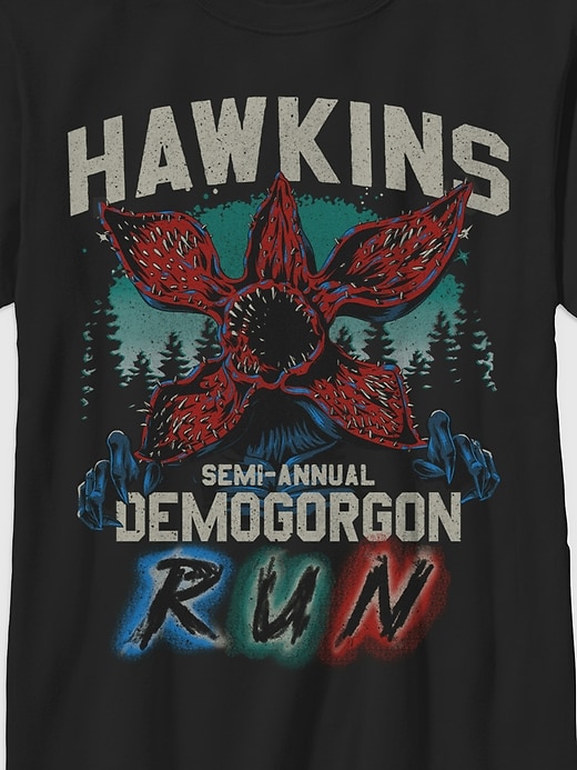 Image number 2 showing, Stranger Things Hawkins Runner Graphic T-Shirt for Kids