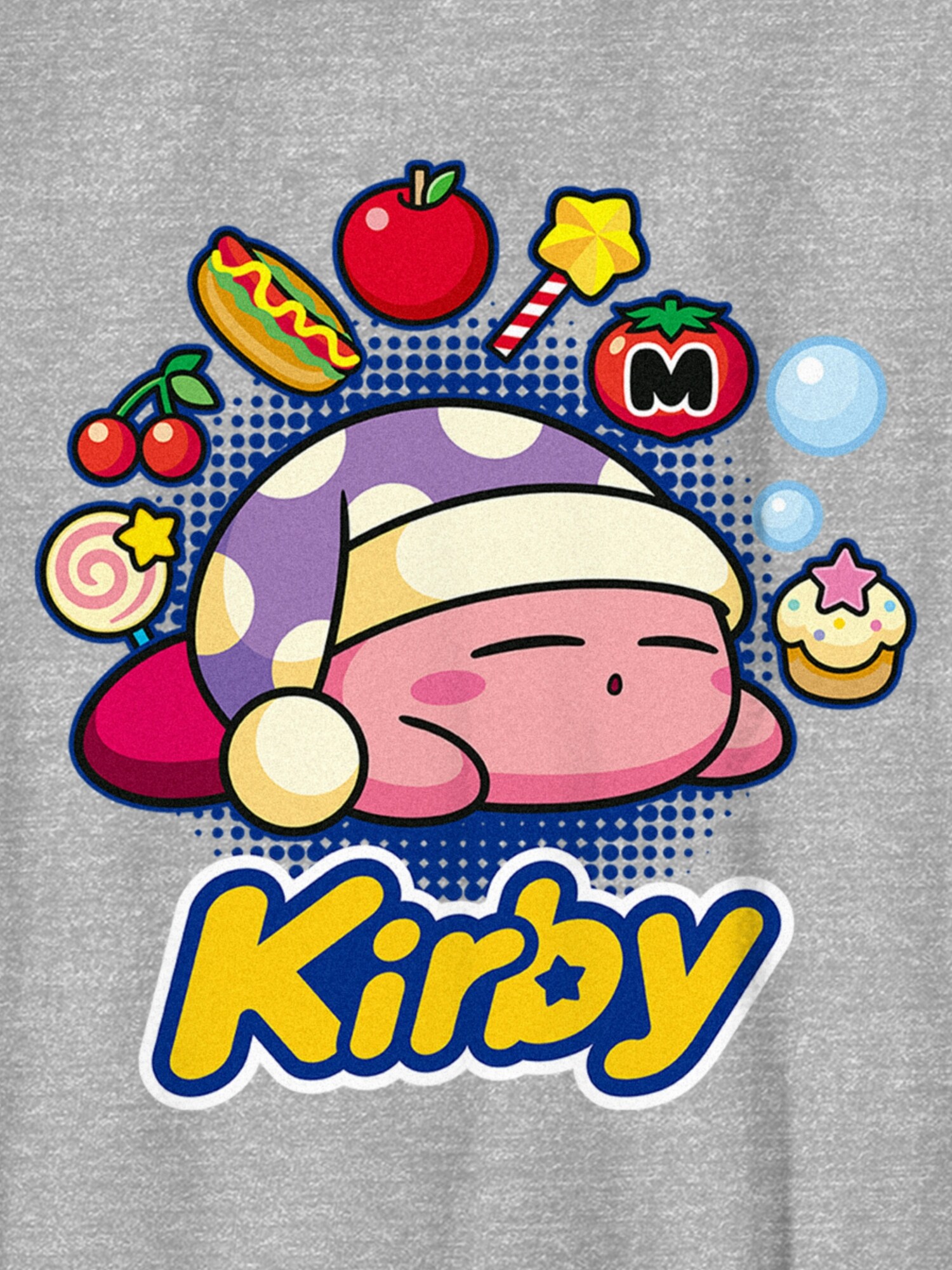 Детская футболка Old Navy Nintendo Kirby Graphic, цвет: Меланжевый — фото 2