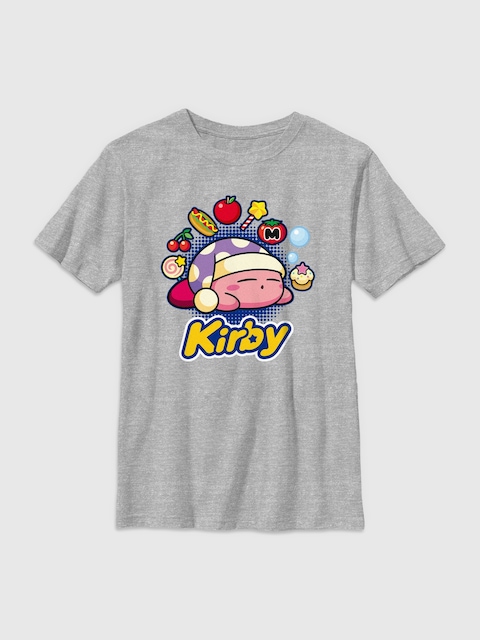 Nintendo Kirby Graphic T-Shirt for Kids - Athletic Heather