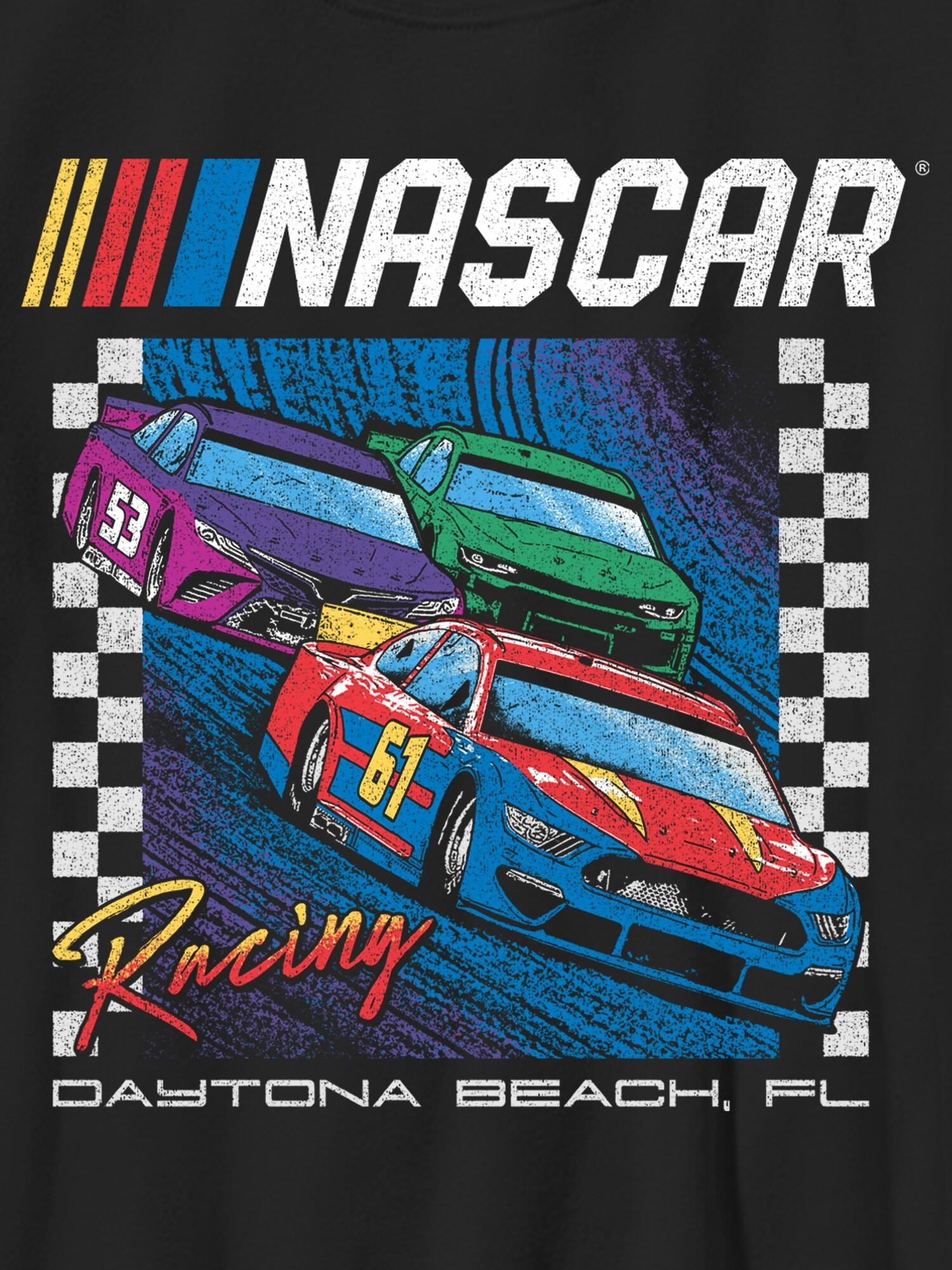 Детская футболка Old Navy Nascar Check Racers Graphic, цвет: Чёрный — фото 2
