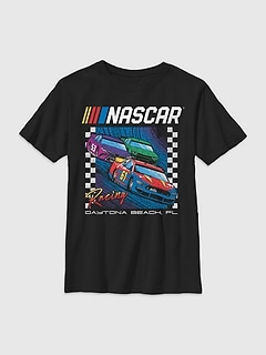 Nascar Check Racers Graphic T-Shirt for Kids