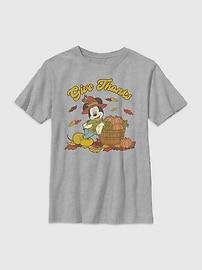 Image number 1 showing, Mickey Classic Thankful Graphic T-Shirt for Kids