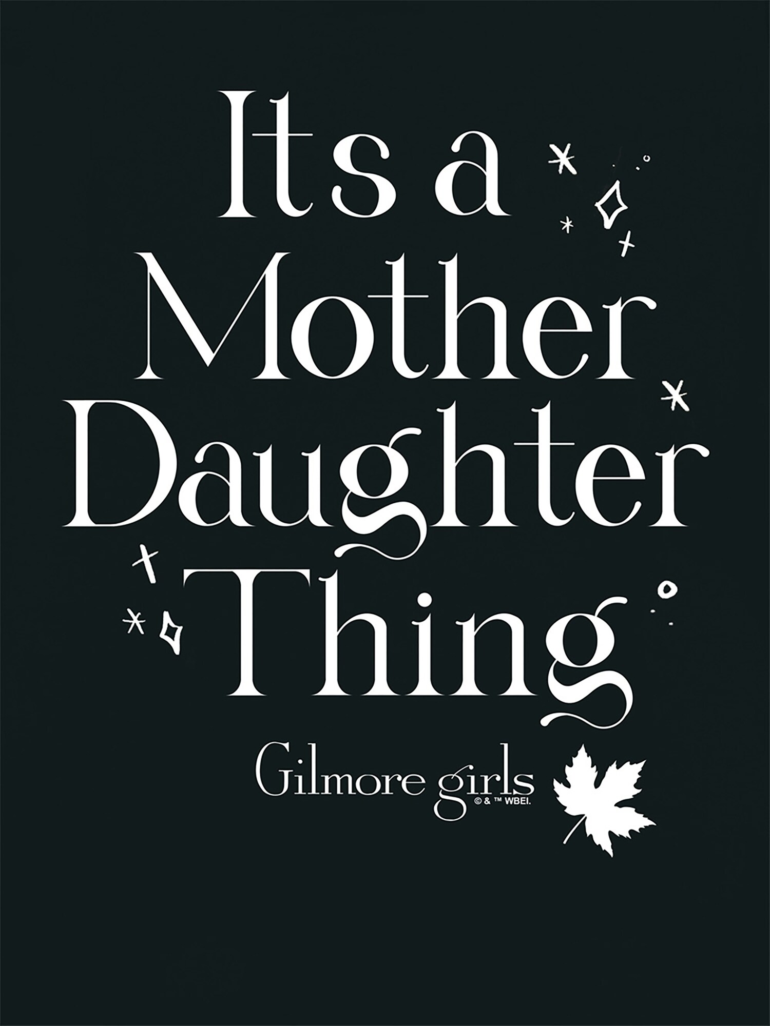 Женская футболка Old Navy Gilmore Girls Its a Mother Daughter Thing Graphic, цвет: Чёрный — фото 2