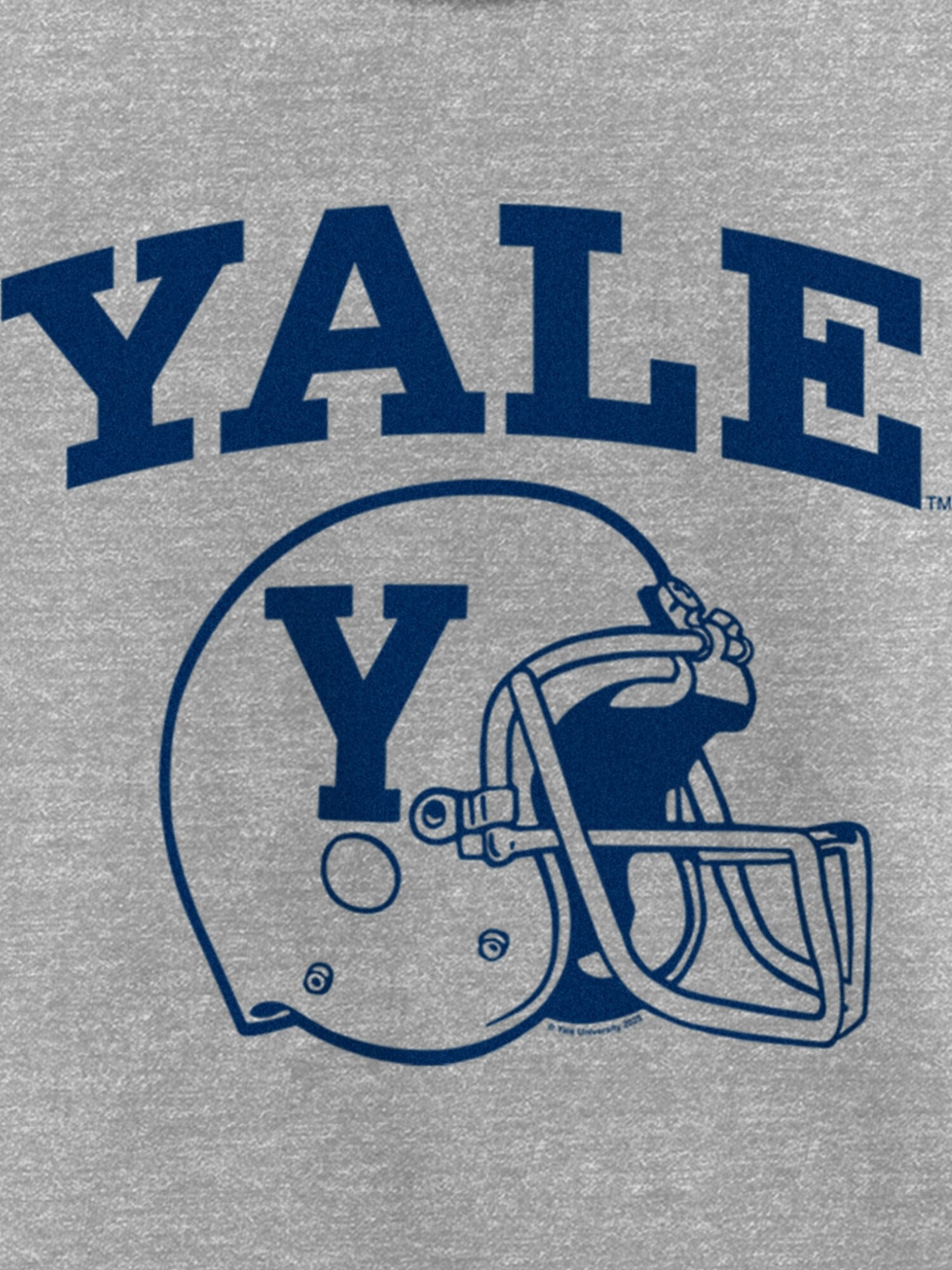Футболка Old Navy Yale University Helmet Graphic T-Shirt для девочек, цвет: Меланжевый — фото 2