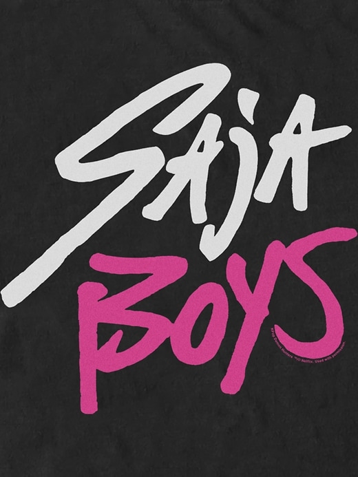 Image number 2 showing, K-Pop Demon Hunters Saja Boys Logo Graphic T-Shirt