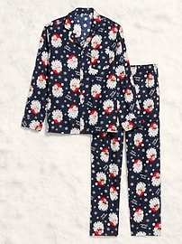 Image number 2 showing, Printed Flannel Pajama Set for Men