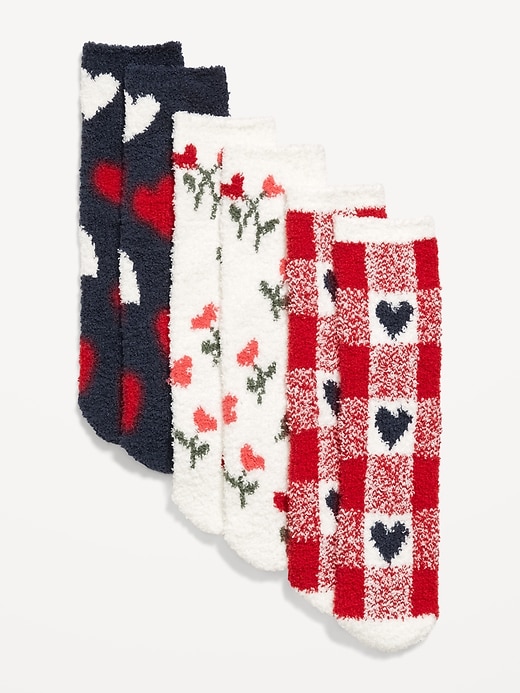 Image number 1 showing, 3-Pack Cozy Crew Socks for Women