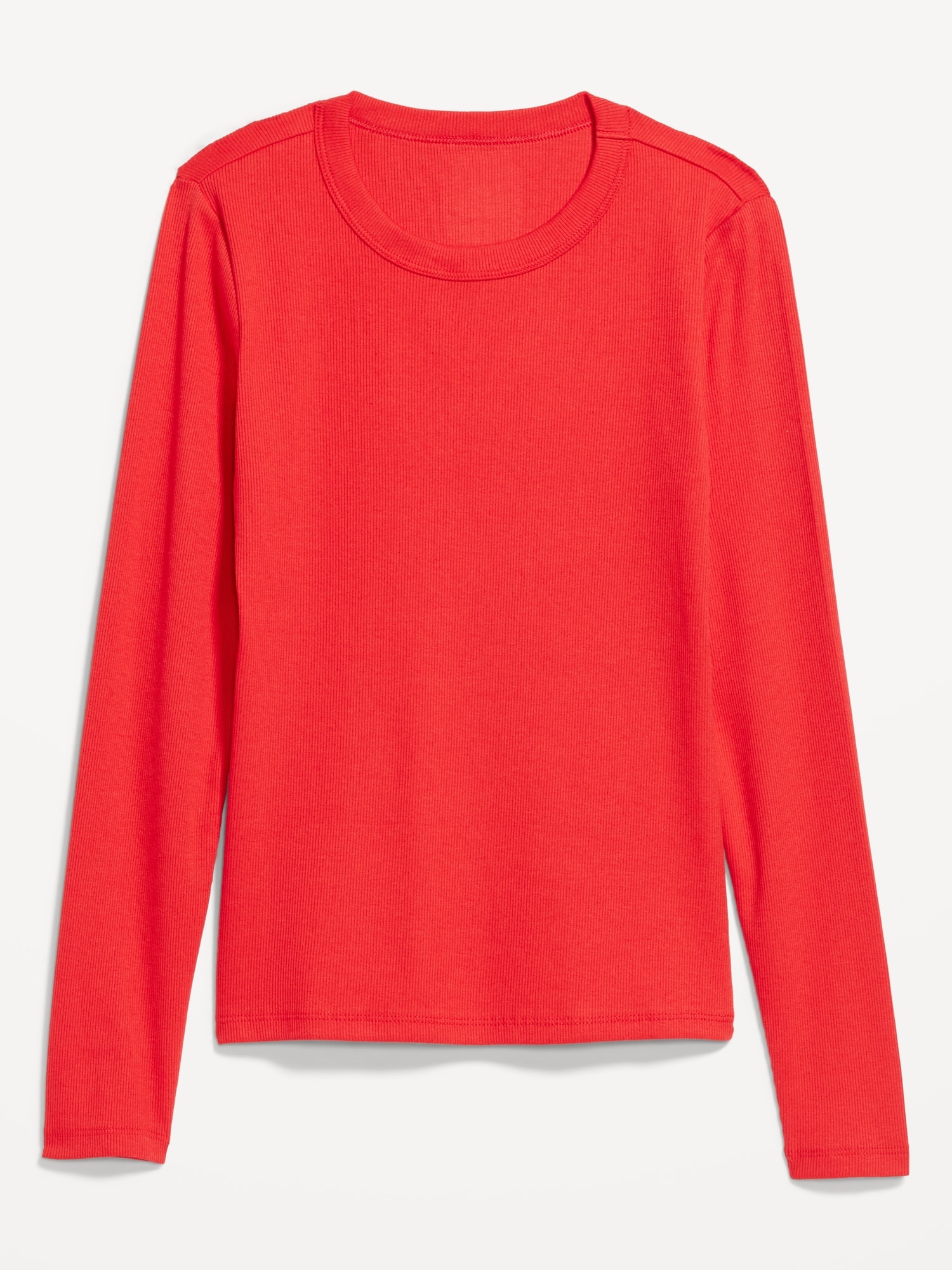 Snug Long-Sleeve Crew-Neck T-Shirt