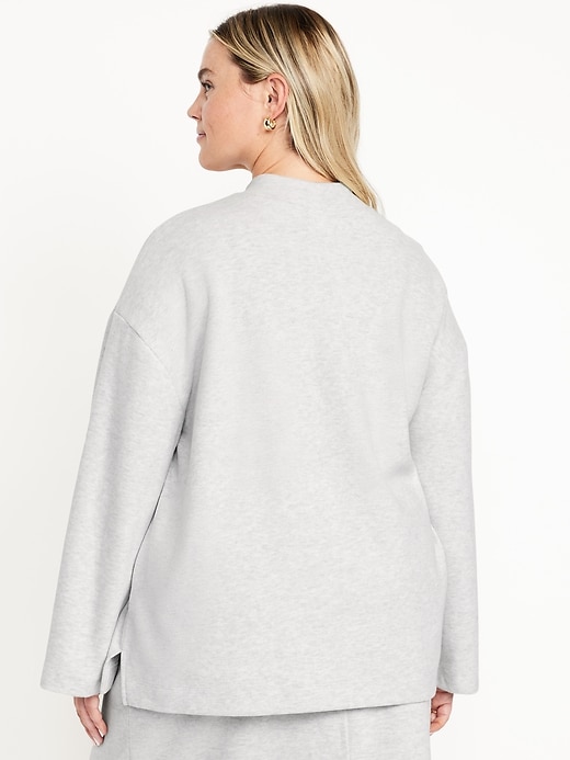 Image number 6 showing, Cozy Mock-Neck Tunic Sweater
