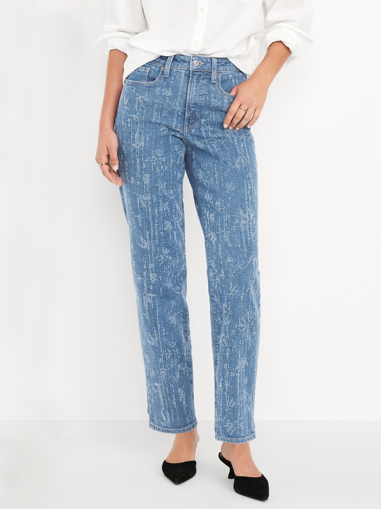 High-Waisted OG Loose Utility Jeans