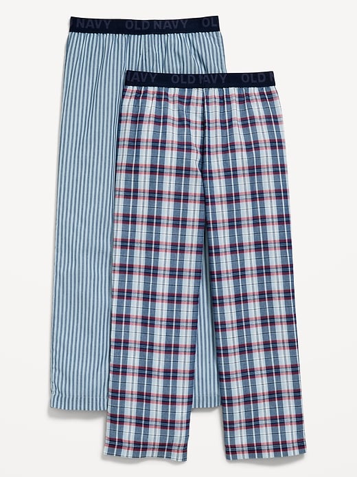 Image number 2 showing, Printed Poplin Straight-Leg Pajama Pants 2-Pack for Boys
