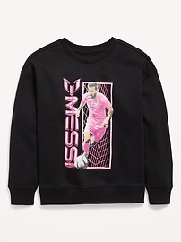 Image number 4 showing, Messi™ Oversized Crew-Neck Graphic Sweatshirt for Boys